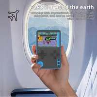 Handheld Game Console 500 Classic Games LCD Portable Retro Video Mini Game Console Rechargeable Great Gift for Kids and Adults 4