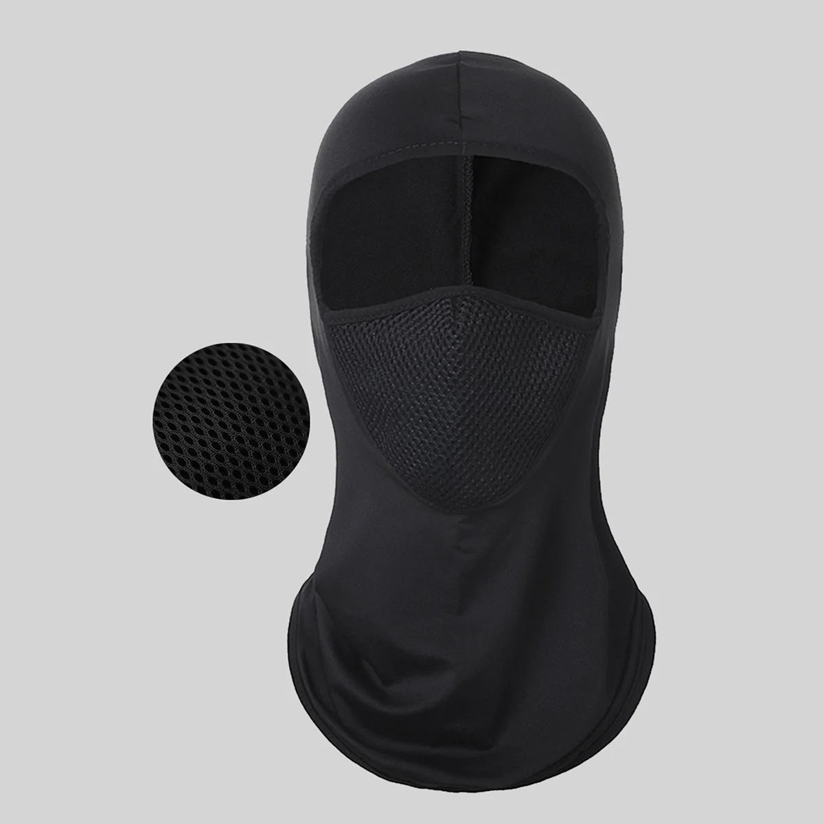 Musion alaclava Full Mask Cycling Face Mask with mesh Sunscreen Headgear for Climbing Skiing Fishi