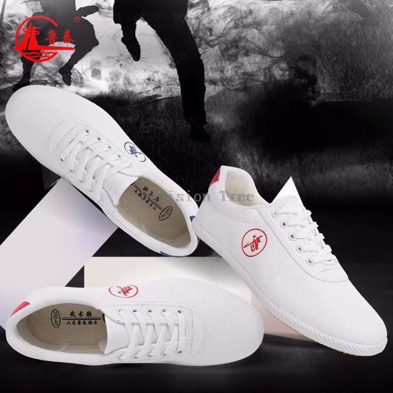 new comfortable cow muscle sole wushu shoes chinese tai chi wing chun kungfu martial art sneaker unisex classic skate shoes