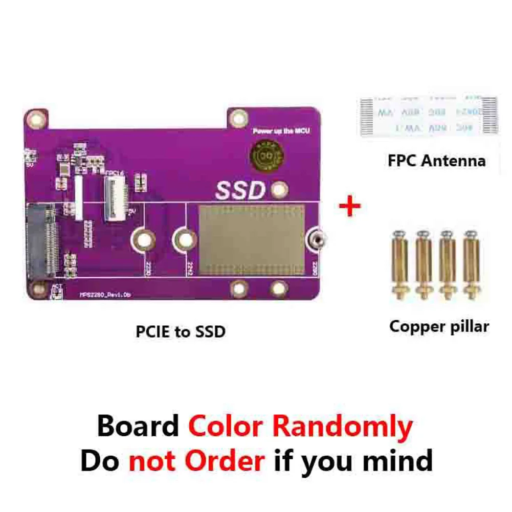 PCIE M.2 NVME 2280 2230 2242 Gen3 SSD HAT,   5 PCIe to M.2 NVMe SSD, ָ Ʈ ̺  M.2 2230 2242/2280
