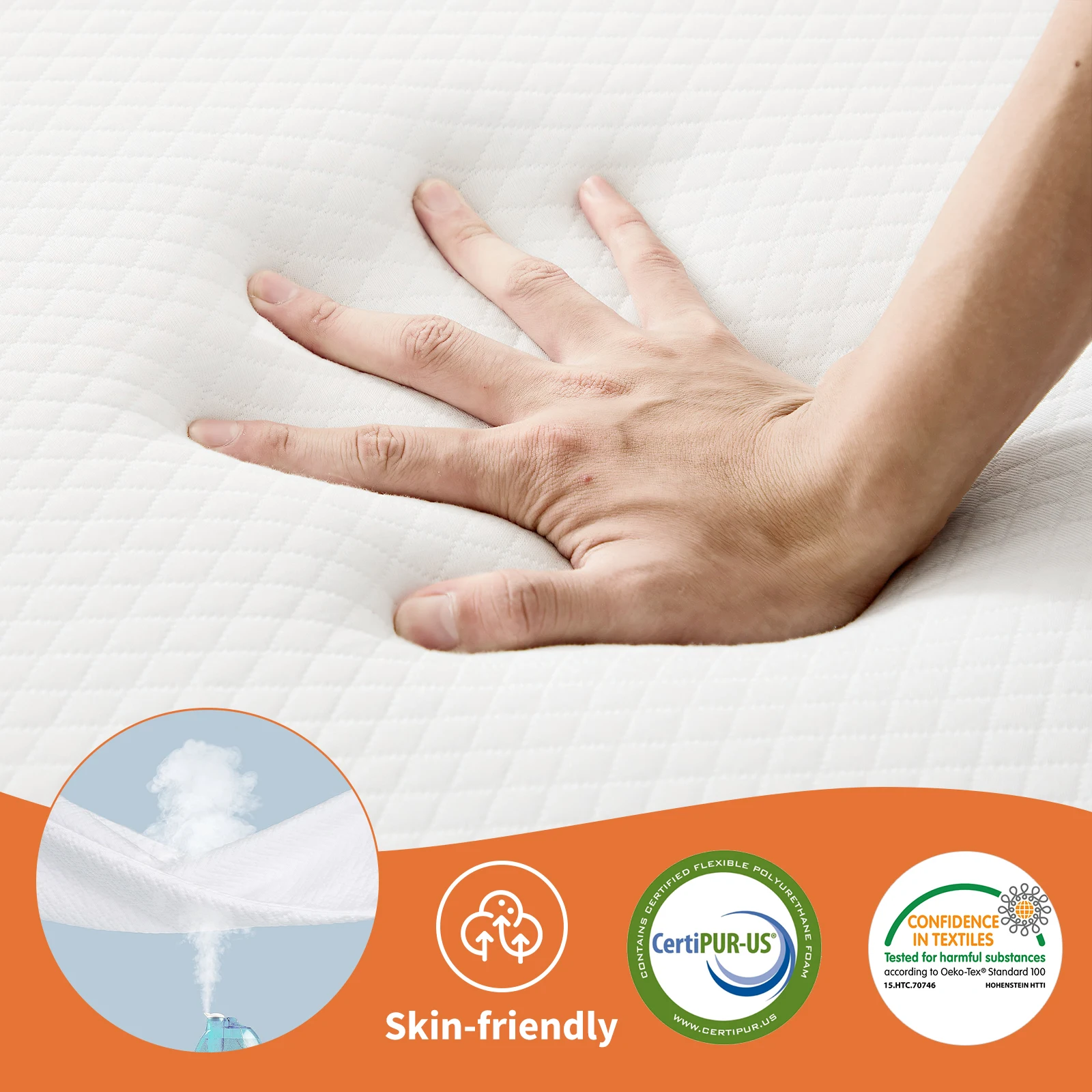Portable mattress for home use