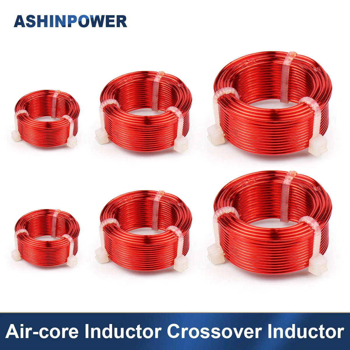 1Pcs AirCore Inductor 0.8mm 0.114.3MH DIY Speaker Crossover Inductor