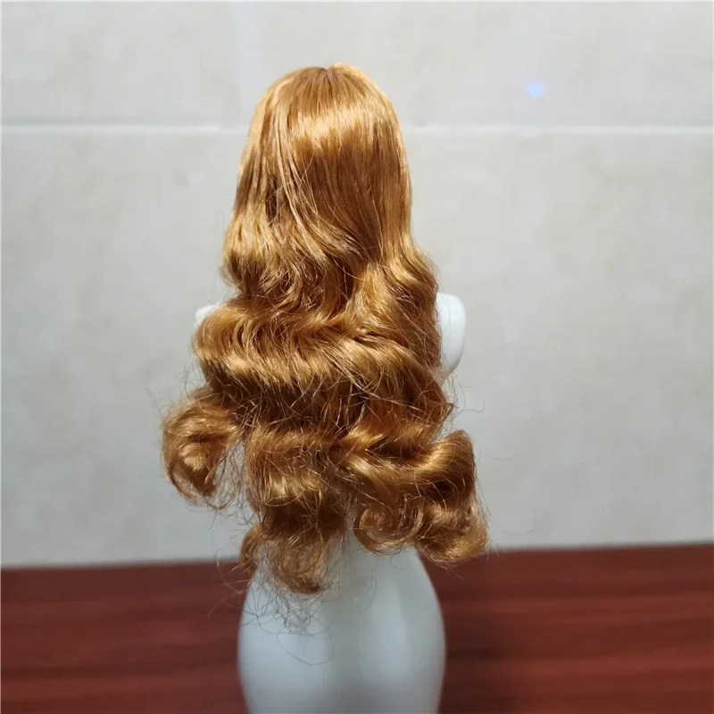Auf Lager Sammlerstück 1/6 weiblicher Kopf Sculpt Haar Perücke Modell Soldat Zubehör Modell für 12" weiblicher Kopf Puppe Spielzeug – Detail 13