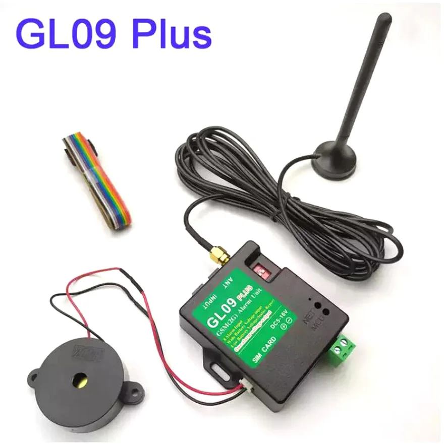 GL09Plus GSM Alarm Box 8 Channel SMS GSM of Security Alarm Systems Alarm Voltage Output for Siren