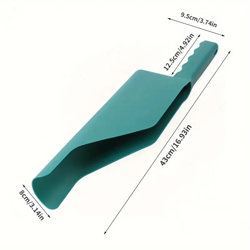 1PC Eaves Trowel Plastic Leaf Cleaning Scoop Large Capacity Roof Gutter Trowel Gardening Supplies Gardening Tools and Equipment