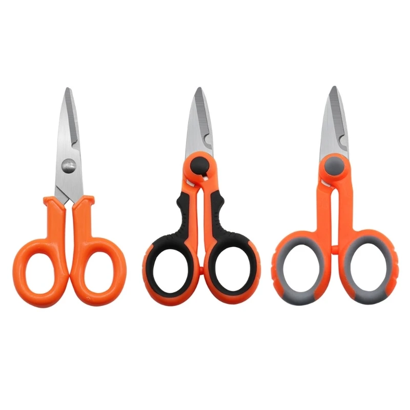 

Stainless Steel Fishing Scissor Accessories Electrician Portable Scissors Plier Dropship