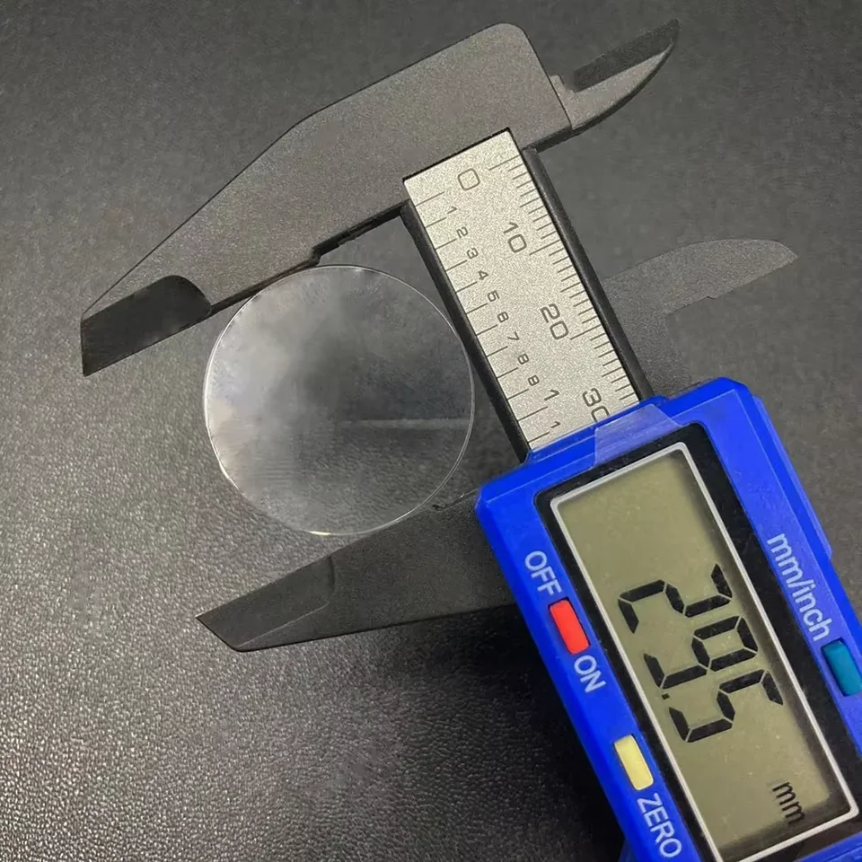 Verre De Montre Cristal Transparent 36.5mm X 1.5mm - Lentille Ronde Plate - Neuf