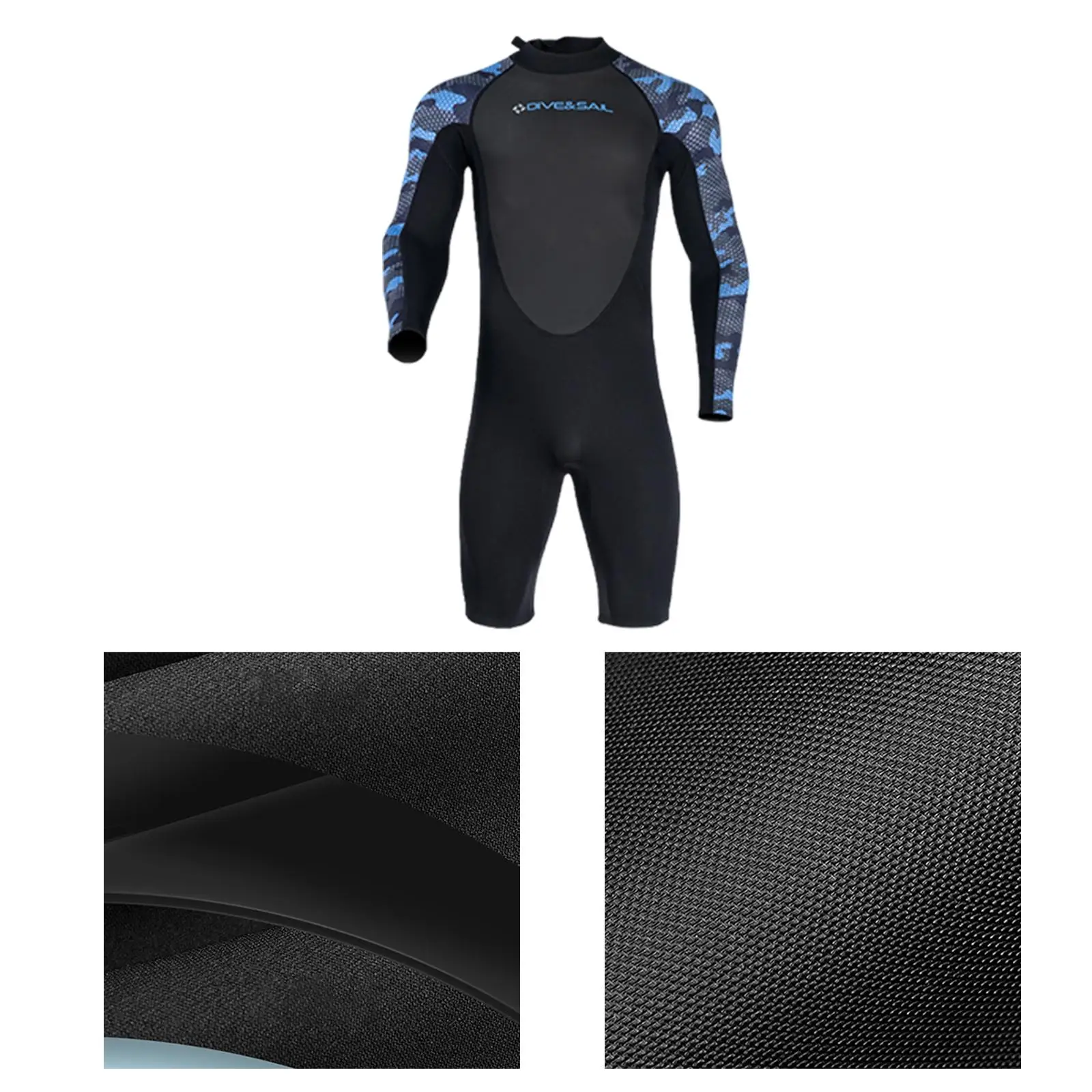 2mm Neoprene Shorty Wetsuit Men Diving Suit Shorts Body Swimsuits Swimwear Wet