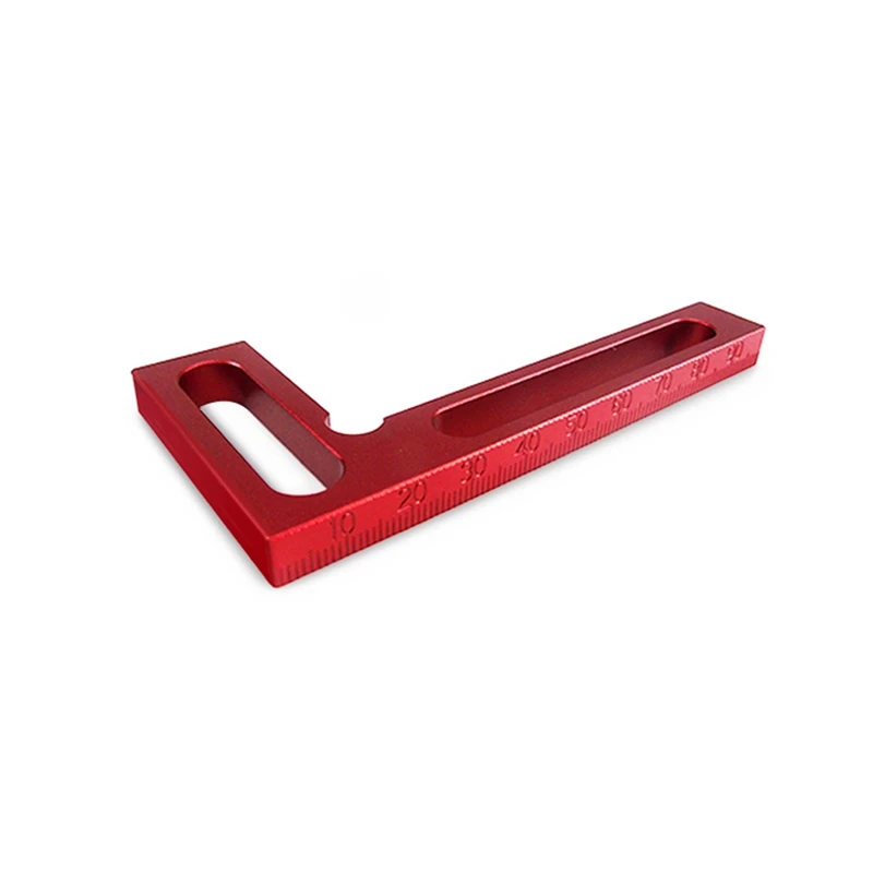 

1 PCS Woodworking Fixture 90 Degree Precise Clamping Square Right Angle Clamps Corner Positioning Ruler Aluminium Alloy