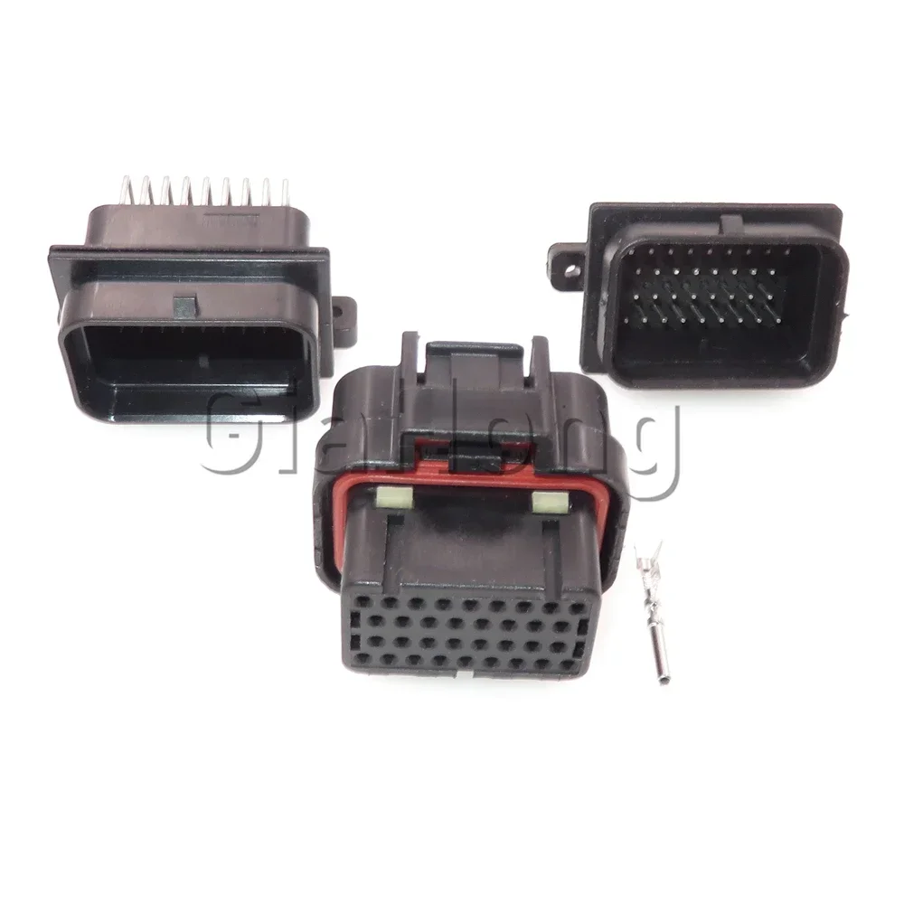 1세트 34웨이 AC 어셈블리 자동차 부품 4-1437290-0 6437288-2 자동차 PCB 커넥터 2-6447232-3 자동차용 남성 여성 배선 하네스 소켓