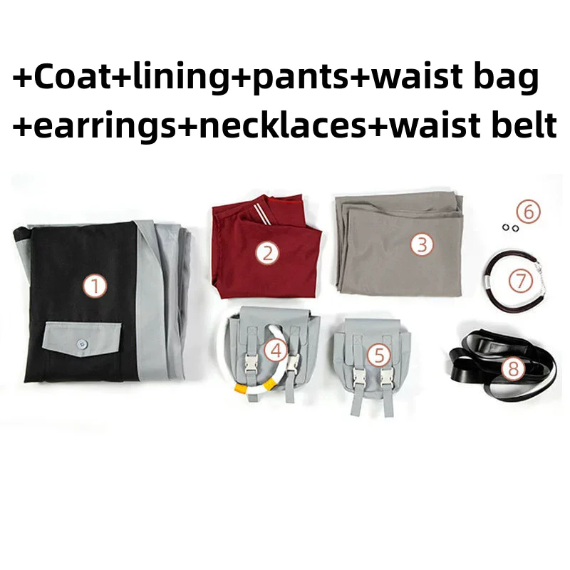 Gachiakuta Enjin Combat Uniform Cosplay Costume