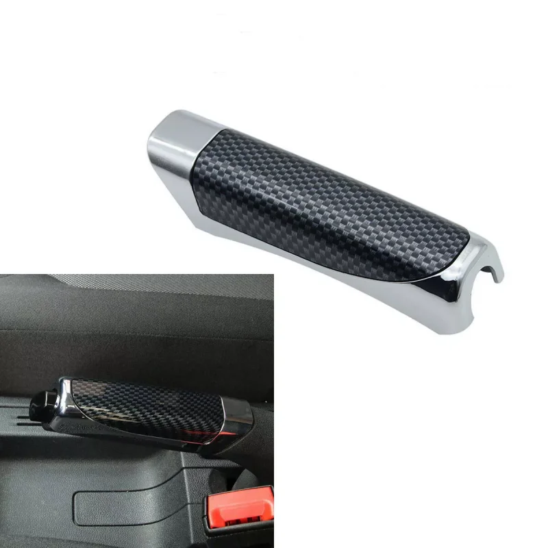 1PCS Universal Car Hand Brake Protector Cover Carbon Fiber Car Interior Accessories Auto Hand Brake Protective Cover hand brake cover