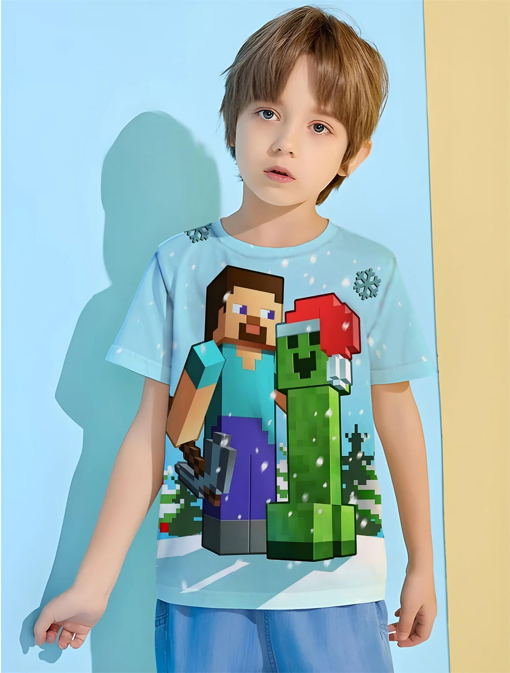 Game Themed Baby T-Shirts 3d Print Boys Girls Clothes Cartoon Anime Short Sleeve Top Tees Girl Fashion Children's T-Shirt cotton t shirt girls tee shirt girls t shirt t shirt kids t shirt