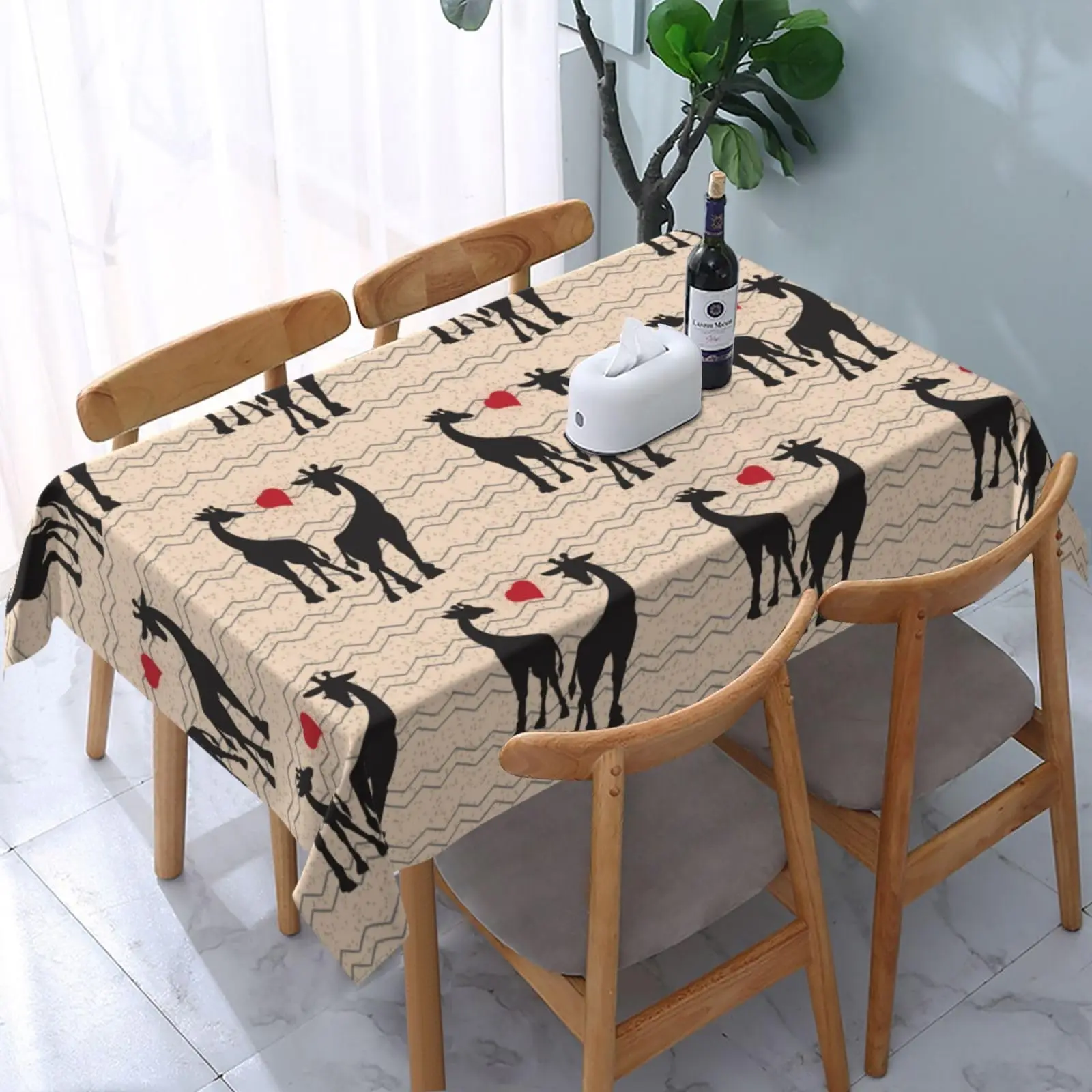 

AFHYZY Table Cloth Rectangle Table Waterproof Tablecloth Picnic Table Cover 54x 72 Inch Washable Camping Tablecloth Polyester