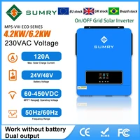 สรุป 3.6KW 4.2kw 6.2kw ON/off Gird อินเวอร์เตอร์พลังงานแสงอาทิตย์ Pure Sine Wave MPPT Solar Charge รองรับแบตเตอรี่ลิเธียม LiFePo4 แบตเตอรี่ 1