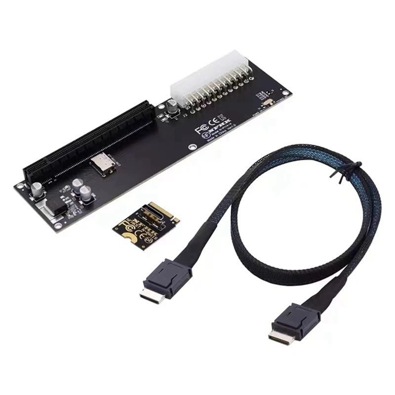 

For Oculink SFF-8612 SFF-8611 Adapter Card PCI-E 16X 2230 M.2 M-Key Adapter For GPD WIN Max2 External Graphics Card