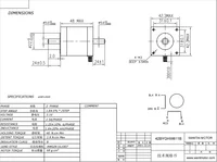 1PC NEMA17 1.8degree2.5A 4800g.cm 70oz-in 48N.cm stepper motor stepping motor,2phase,3D Printer 42BYGHW811B - Image 2