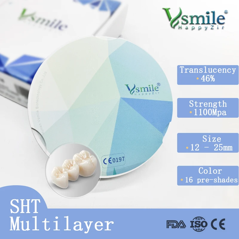dental materials free shipping cadcam zirconia 95mm for Zirkonzahn high