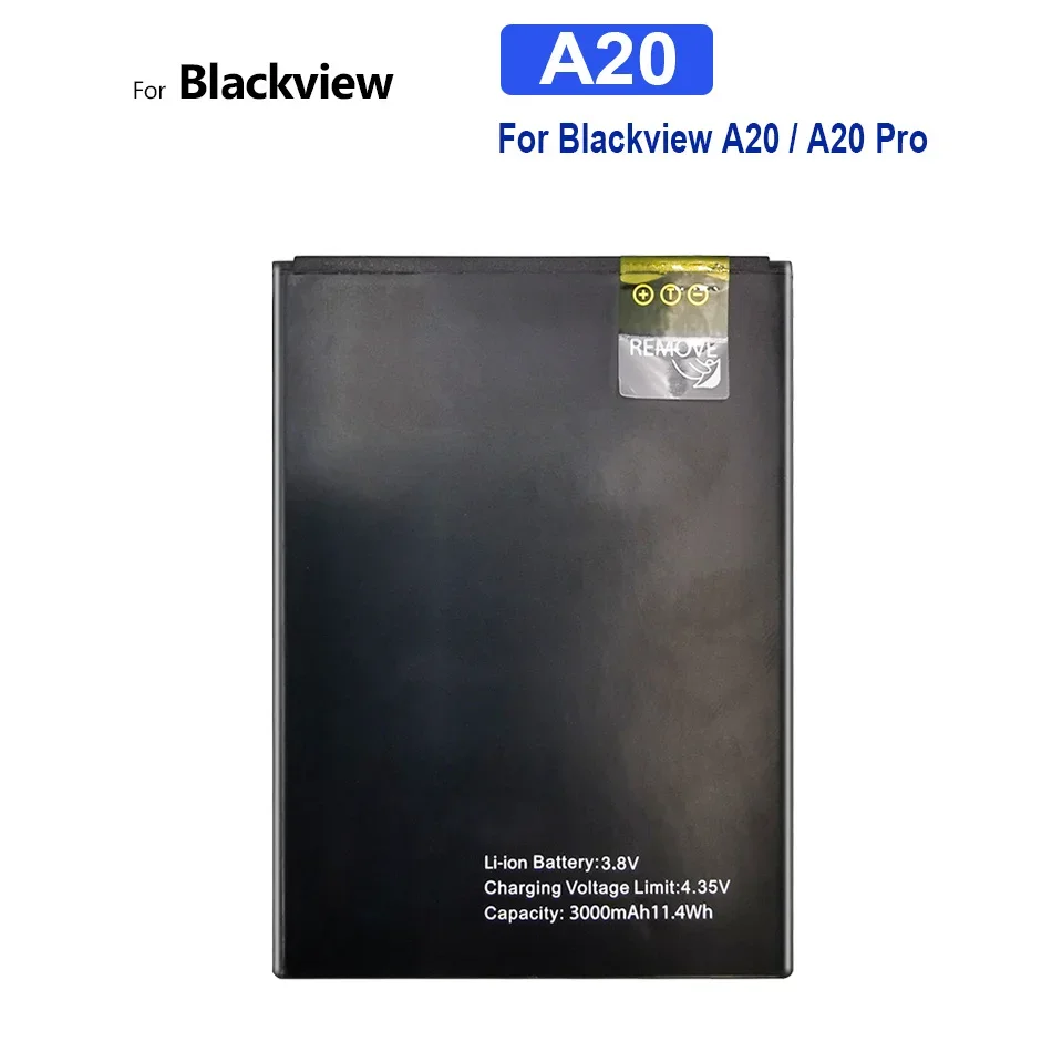 

Phone Replacement Battery For Blackview A20, 3000mAh, With Tracking Number