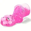 70ML Jelly Cube Crunchy Slime Clear Super Soft Non-Sticky Stress Toy fruit Charms Crystal Sludge Birthday Gift Party Favors 4