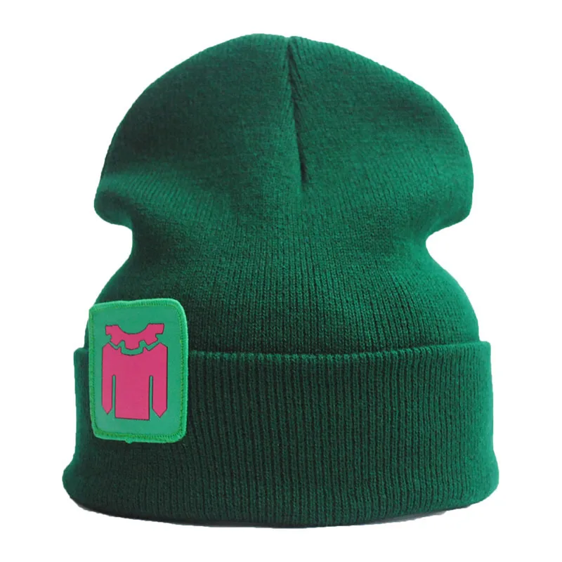 Game VALORANT Killjoy Hat Autumn and winter Warm Yellow Green Beanie Hip Hop Cap Unisex