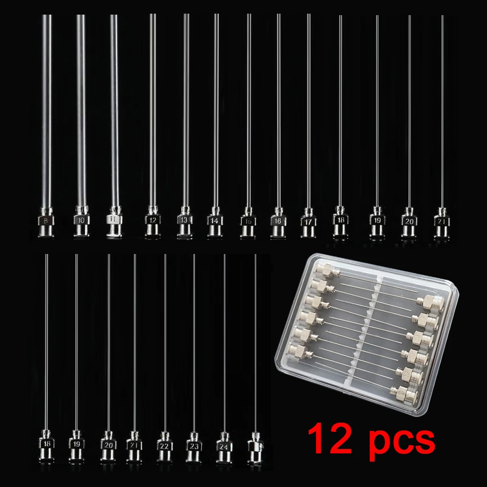 

12 шт., металлические насадки из нержавеющей стали