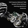 TRN Shell 4DD Planar Hybrid Headpohnes with 2Pin Detachable Cable Interchangeable Nozzle Design Earphones 4