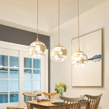 

Modern Simple Kitchen Chandelier Creative Three-head Dining Room Lamp Living Room Decor Bedroom Hollow Out Pendant Lights