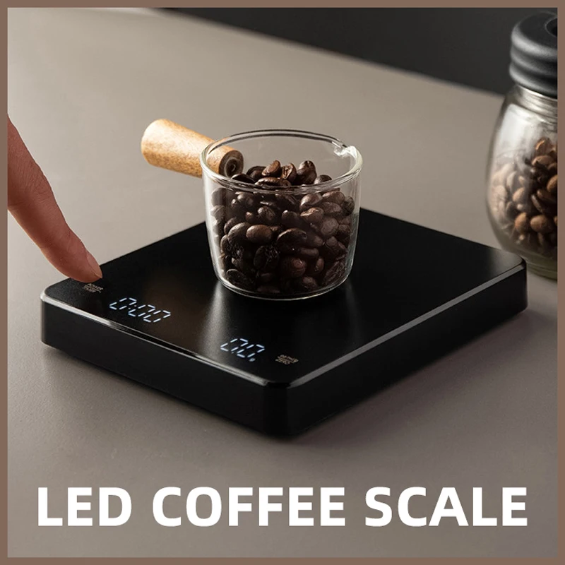 LED Coffee Scale Electronic Drip 3kg/0.1g Household Digital Kitchen
