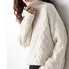 2024 New Women Loose Sweater Winter Casual Chic Cashmere Oversize Thick Sweater Pullovers Pullover Female Long Sleeve S-3XL 3