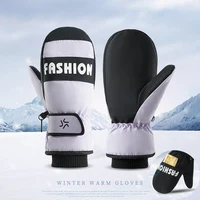 Winter Skiing Gloves Waterproof Snowboarding Touch Screen Thermal Thick Snow Windproof Gloves Men Women Snowmobile Warm Mittens 1