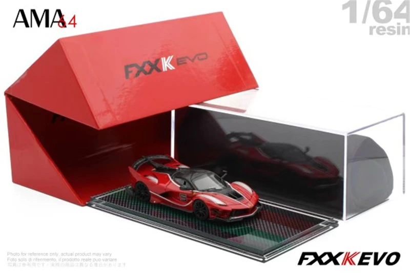 PreSale AMA64 1:64 FXX-K EVO Resin Car Model Collection Miniature 