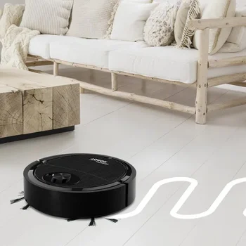Robotic Vacuum Cleaner Intelligent Floor Sweeper Robot Sweeping Dragging Suction Integrated Robot Home Smart Cleaning Appliance 1