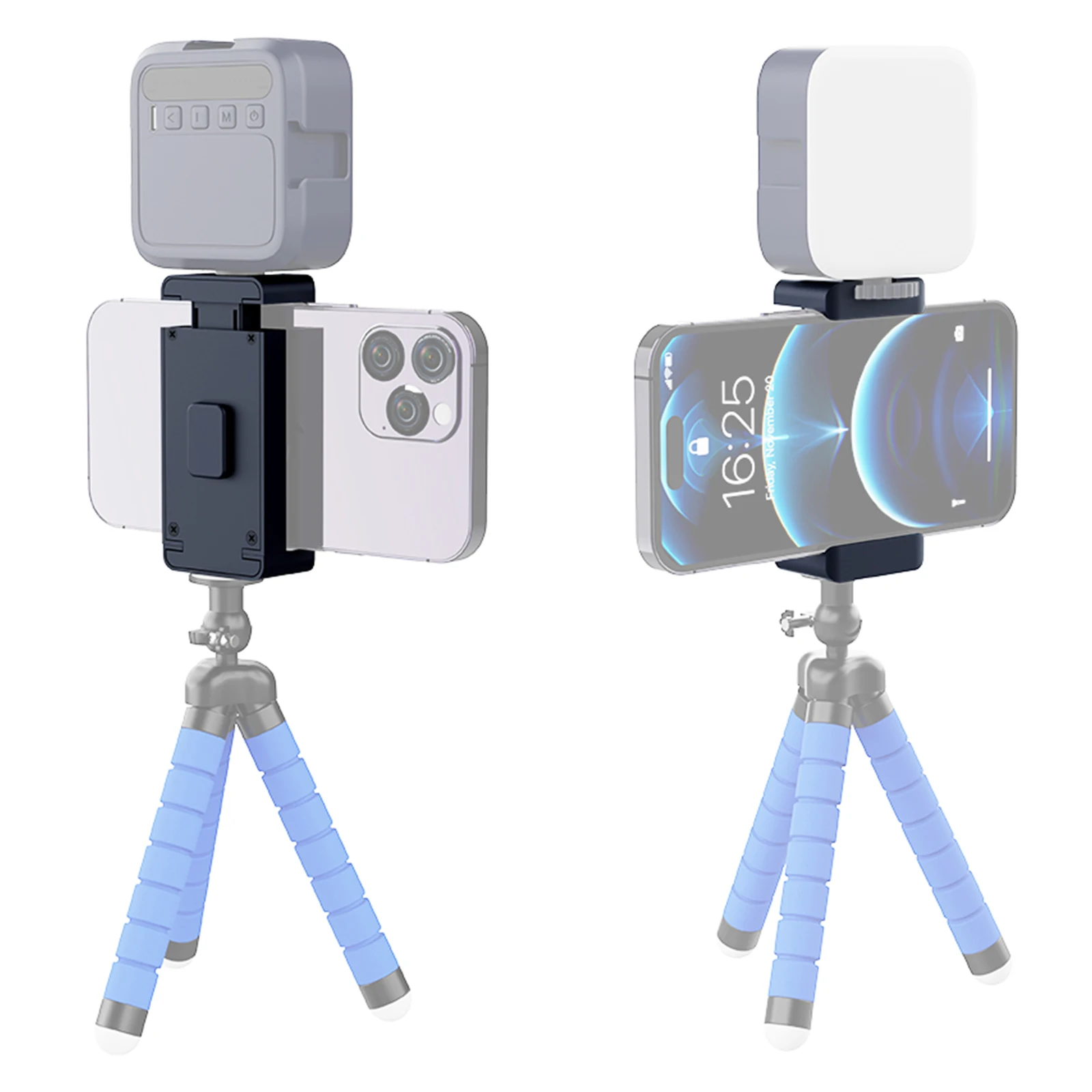 Mobile Phone Tripod Flexible Tripod for iPhone and Android Phones Portable Compact For Video Recording/Vlogging/Selfi