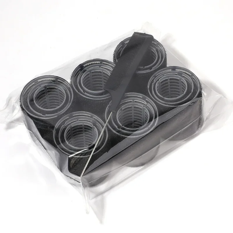 19 Piece Set Of Curly Hair Sticks Hair Clips Natural And Non Ironing Curly Tubes