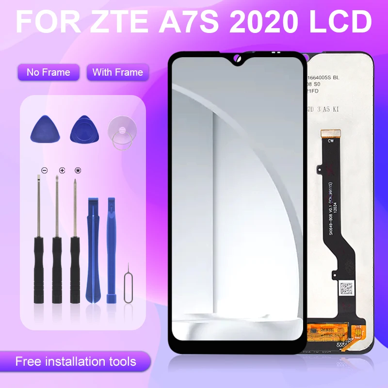 6 5 дюймовый дисплей для ZTE Blade A7s 2020 Lcd кодирующий преобразователь сенсорного