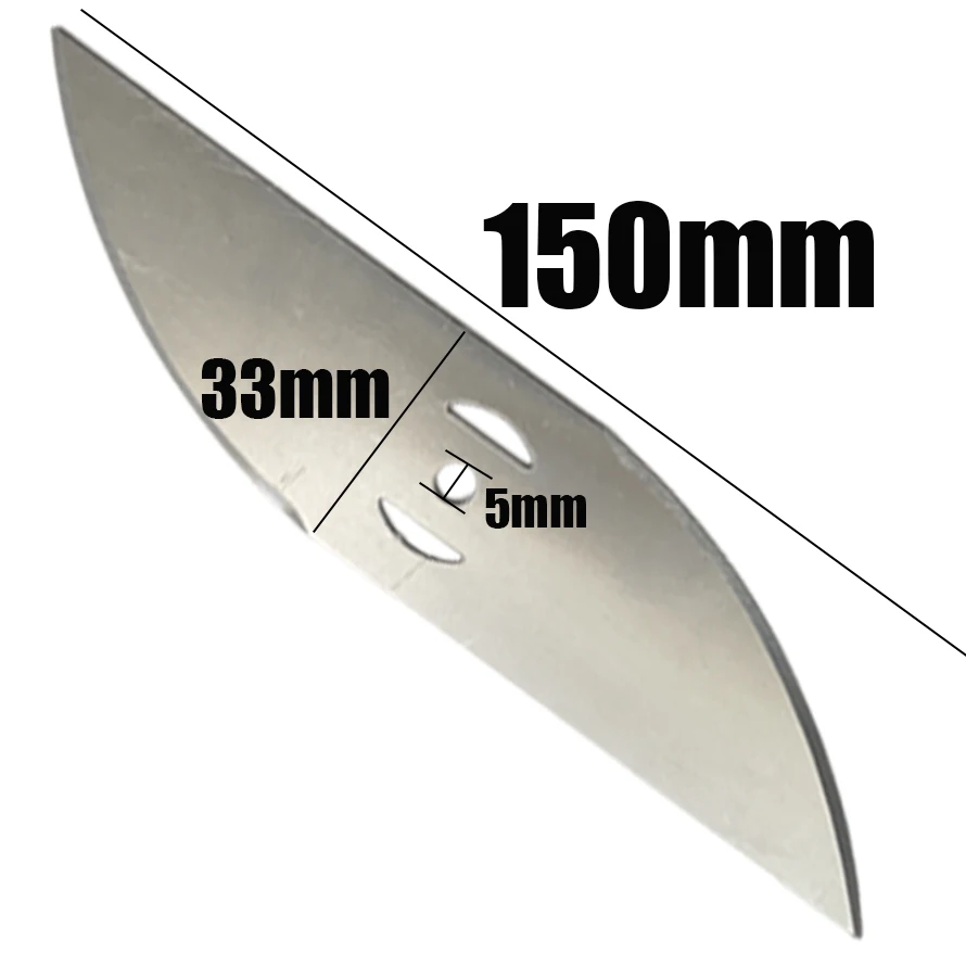 Lawn Mower Trimmer Blade 2-10PCS 150mm Metal Grass String Trimming Head Replacement Saw Blades Lawn Mower Fittings For Agriculture Wasteland Reclamation