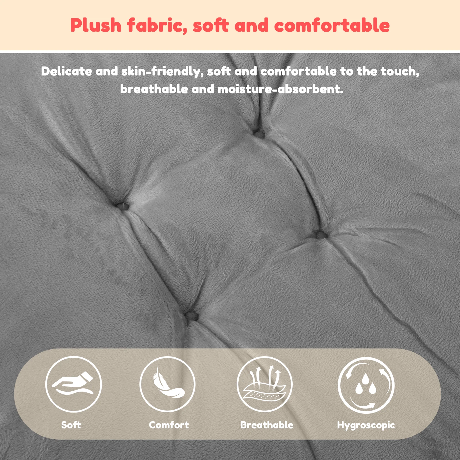 وسادة كرسي مريحة ومرنة للغاية، مصممة لتوفير دعم لأ...