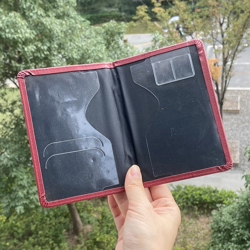 Porta Passaporto In Pelle Con Mappa Bandiera Spagnola, Organizer Da Viaggio Con Slot Carte, Regalo Uomo E Donna, Nero 14x10 Cm