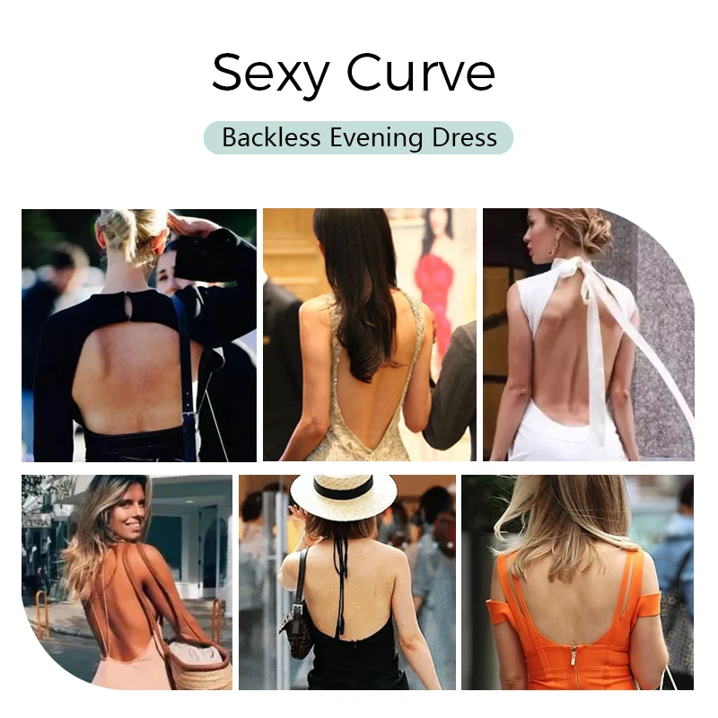 Invisible Shaper Bra Sexy Bodysuit Corset Backless Deep V-Neck U Plunge Thong Waist Trainer Clear Strap Padded Push Up_voghion.com