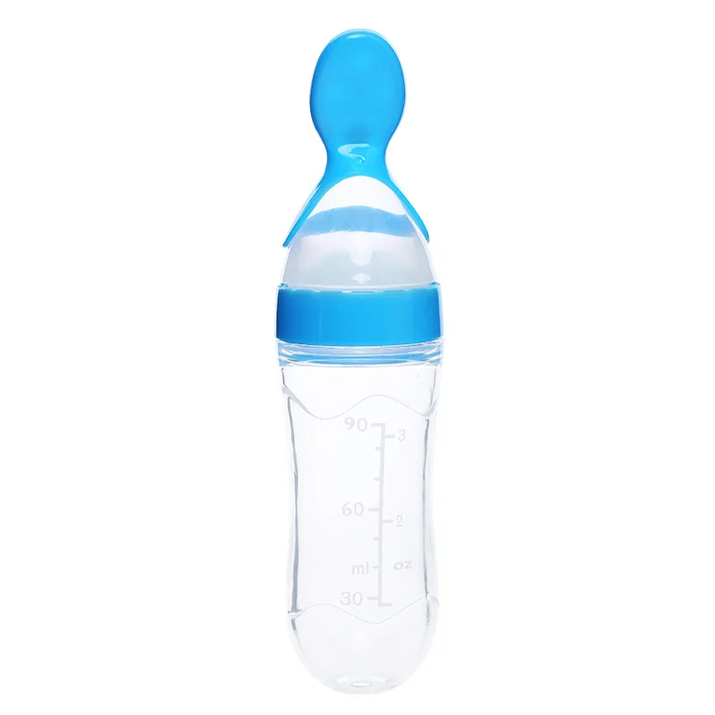 90ML Baby Feeding Bottle Spoon Milk Bottle Baby Training Feeder Food Supplement Food feed Spoon baby gadgets BPA Free