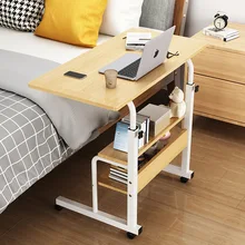 

Adjustable Laptop Desk Stand Fiberboard Ergonomic Lap Desk For TV Bed Dormitory PC Notebook Table Desk Storage Racks With Wheels
