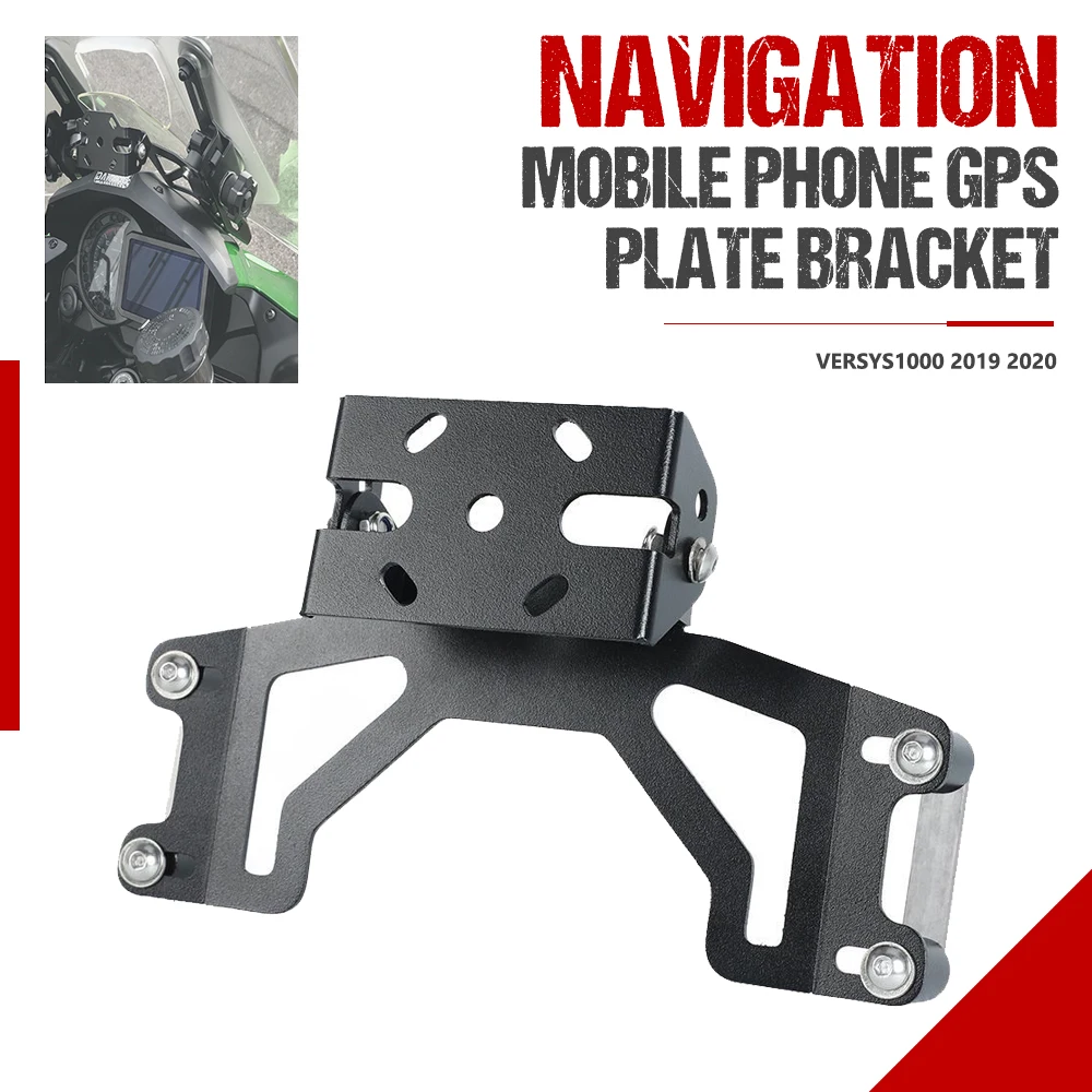 

For Kawasaki Versys 1000 Versys1000 2019 2020 Motorcycle Accessories Phone Stand Holder Support GPS Navigation Plate Bracket