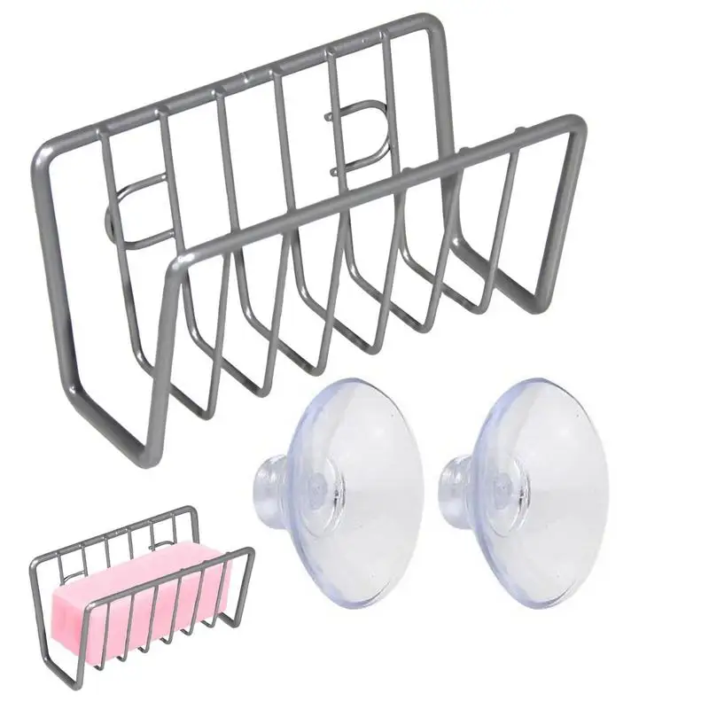 

Dishcloth Storage Holder Stainless Steel Sink Dishcloth Drain Rack Holder Dishcloth Up Storage Hook Cleaning Rack Supplies For