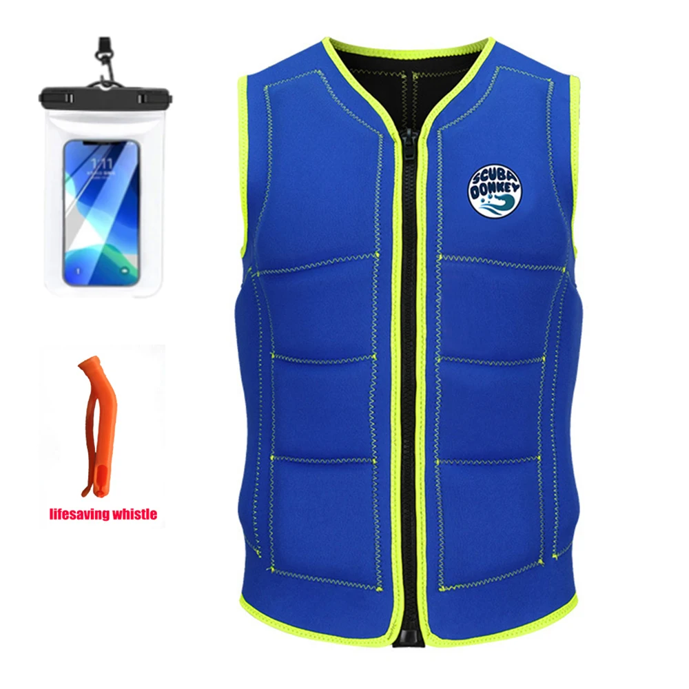 

New Adult Neoprene Lifejacket Foldable Buoyant Swimming Vest Ultra Thin Water Sports Surfing Kayak Fishing Swimming Lifejacket