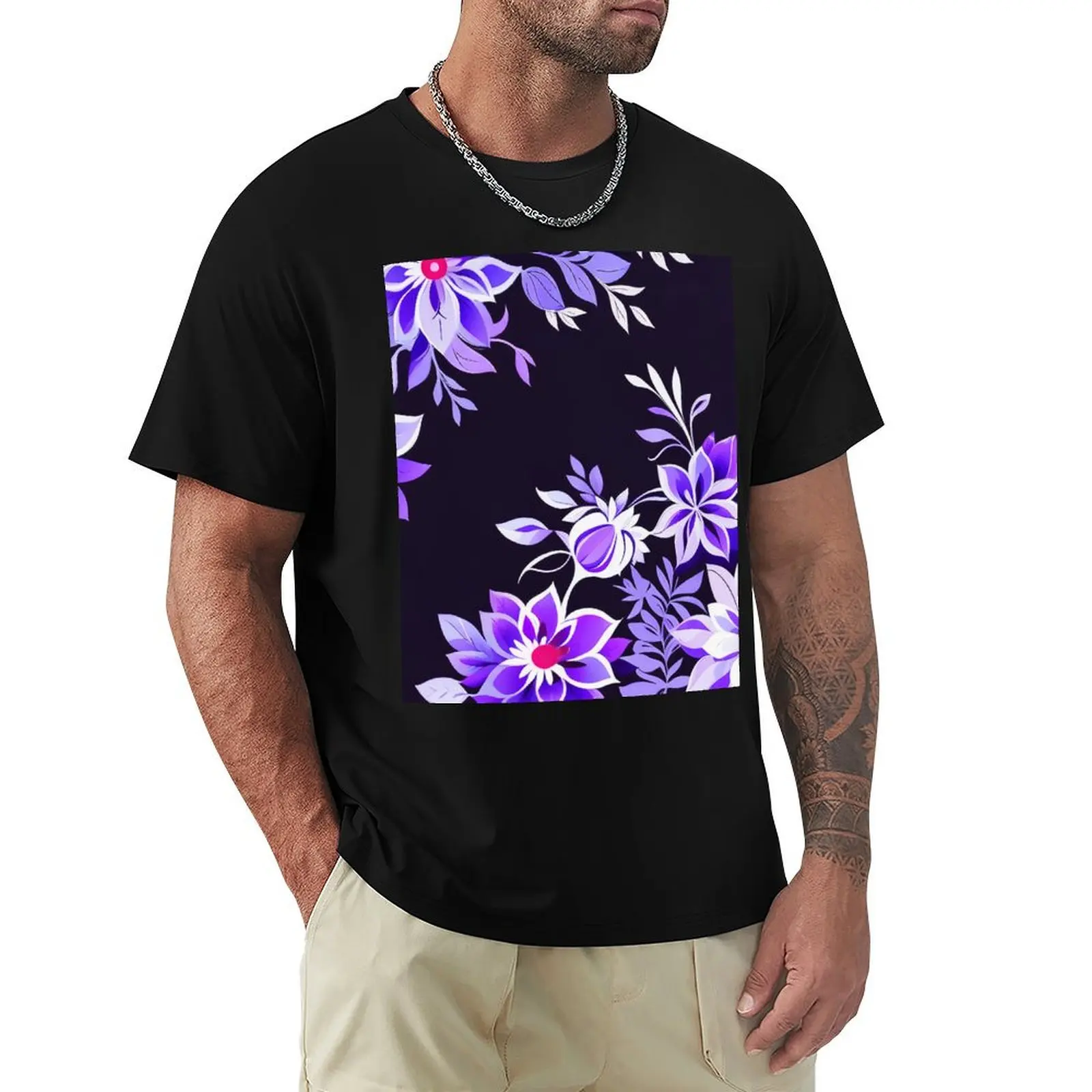 

Модель 658, винтажная Мужская блузка с цветочным принтом