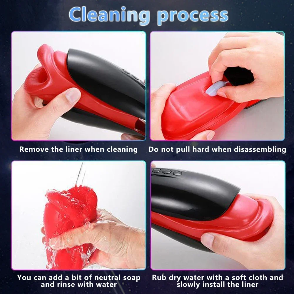 Automatic Male Masturbator for Men Vacuum licking Vibrators Penis Massager Vagina Adult Endurance Trainer Sex Toys for Men Adult