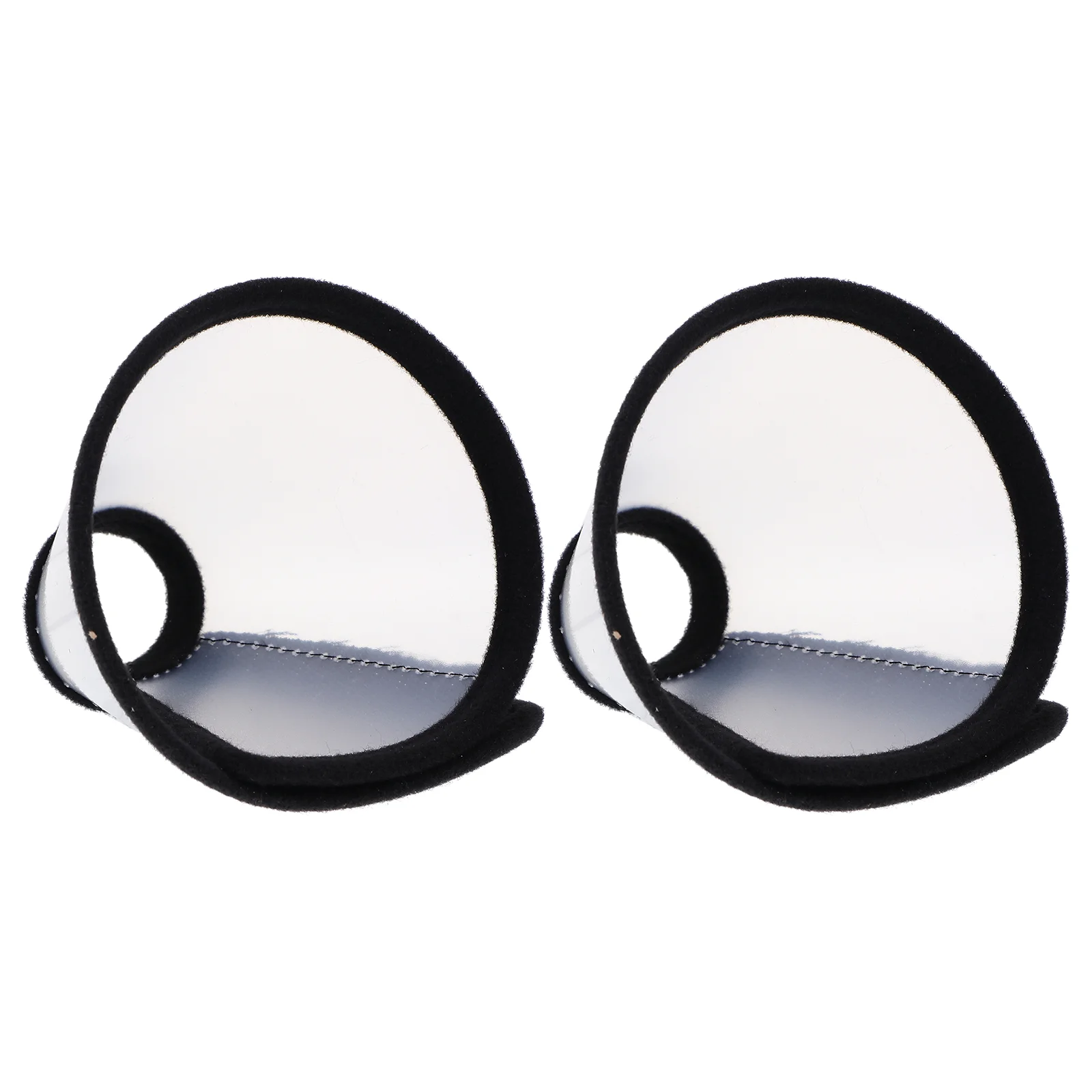 

2 Pcs Anti Bite Collar Chinchilla Pet Recovery Conical Anti-licking Protective Neck Ring Shake Hamster Neckband Anti-Pecking