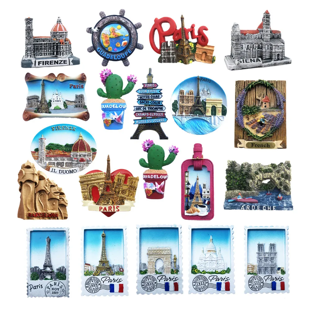 Imán Nevera Annecy Francia - Recuerdo Viaje 3D, 7.1x5 Cm, Resina Magnética