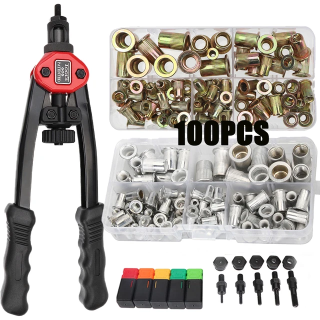 KIT d'écrous à Riveter en aluminium, 95 pièces et 300 pièces, pour